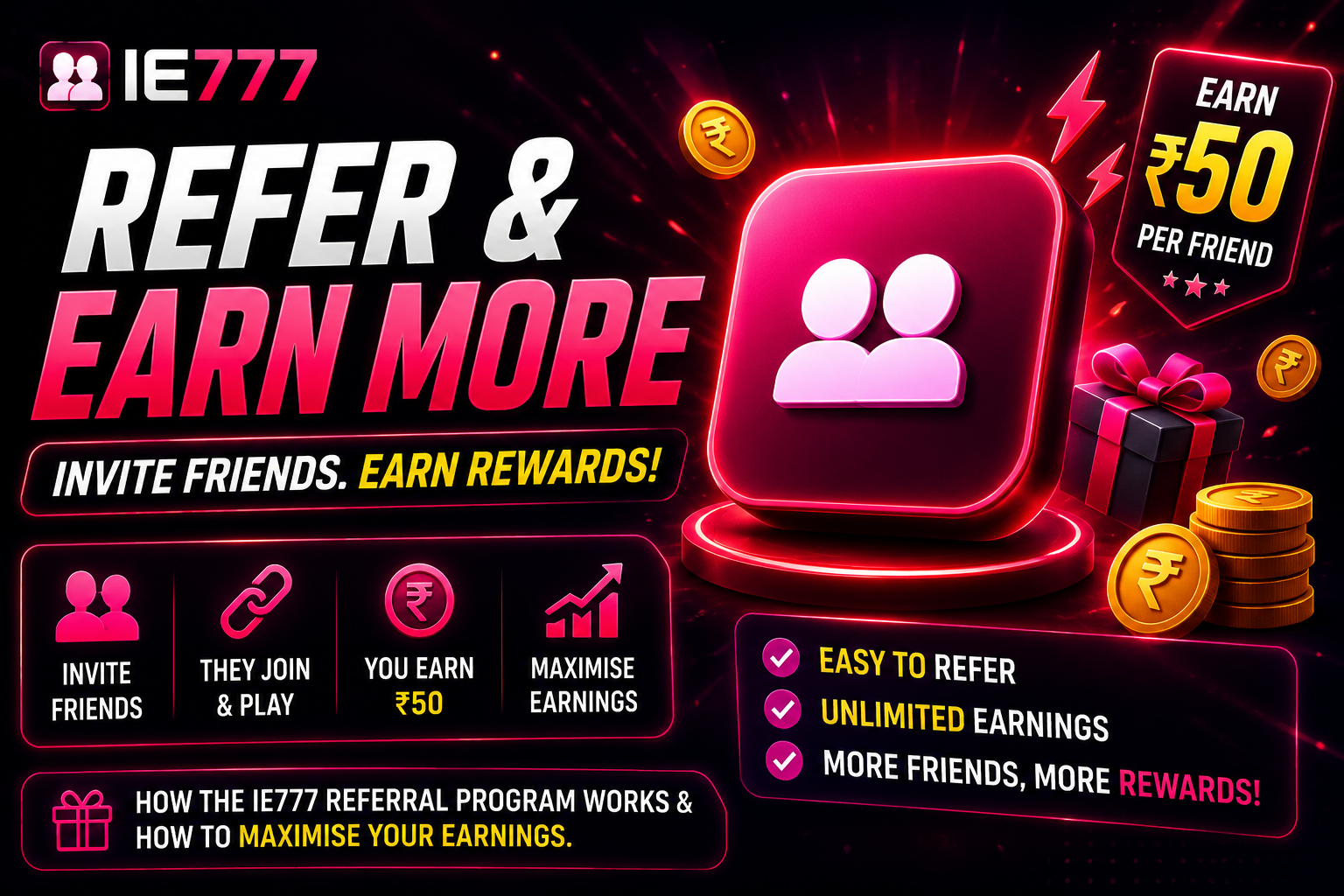 IE777 Referral Code